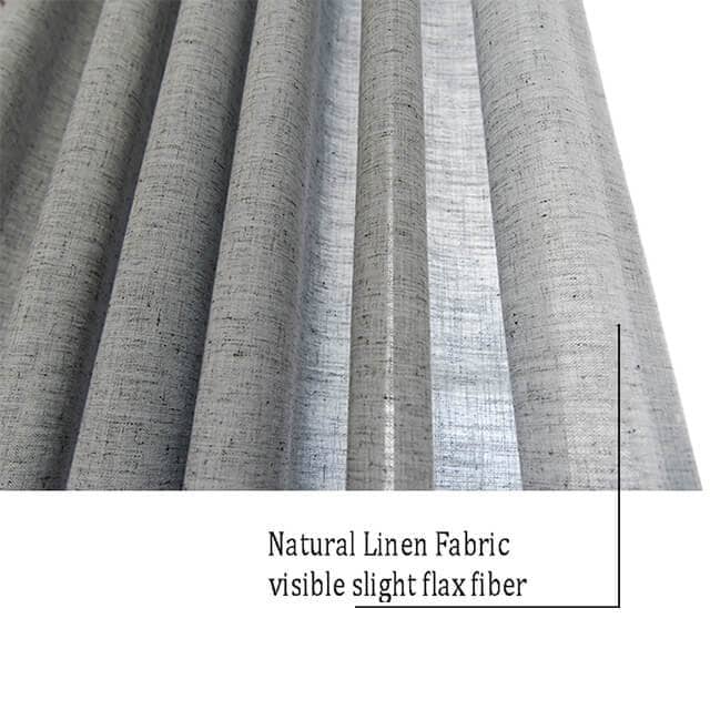 Grey Natural Linen Cushion case Pillow Cover 1 set of 2 Pillow Cases
